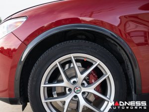 Alfa Romeo Stelvio Fender Trim - Carbon Fiber - Feroce Carbon